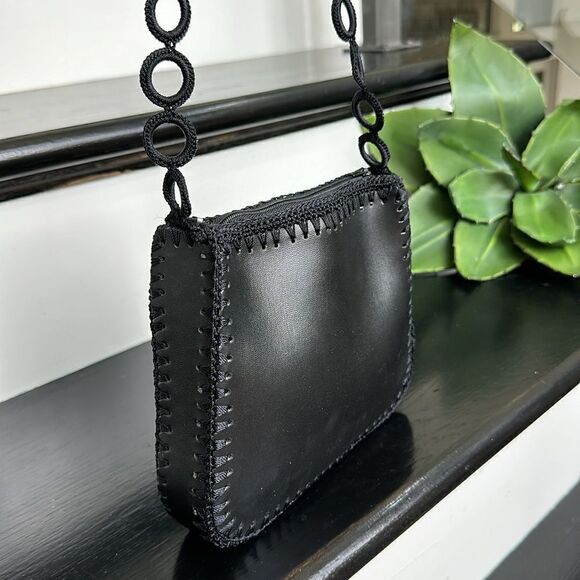 vegan leather evening bag shoulder handbag purse - Picture 6 of 9
